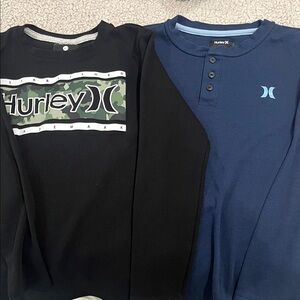 Hurley Kids Black and Navy Sweatshirts
